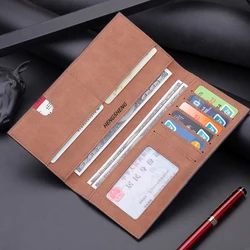 Men's Wallet Business Leisure Multi Card Long Wallet Manufacturer Wholesale Top Layer Cowhide Men's Genuine Leather Wallet