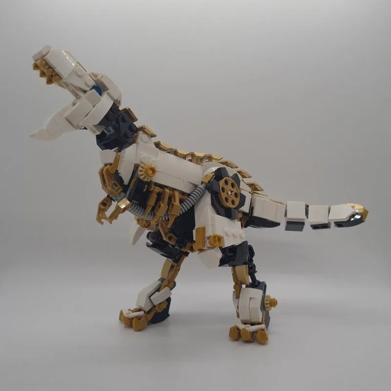 770pcs MOC Tyrannosaurus Machina Blocos de construção Presente de Natal inspiram criatividade ilimitada conjunto de construção