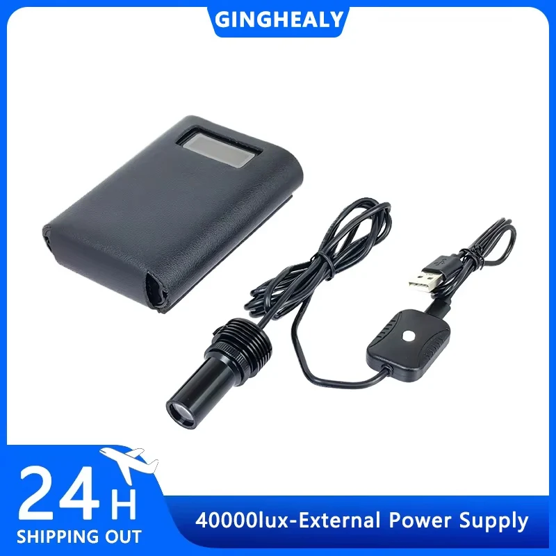 

Светодиодные клипсовые светильники Ginghealy 5W LED ENT, регулируемый прожектор для лабораторий, 12-часовой срок службы батареи, встроенный источник питания, яркое освещение