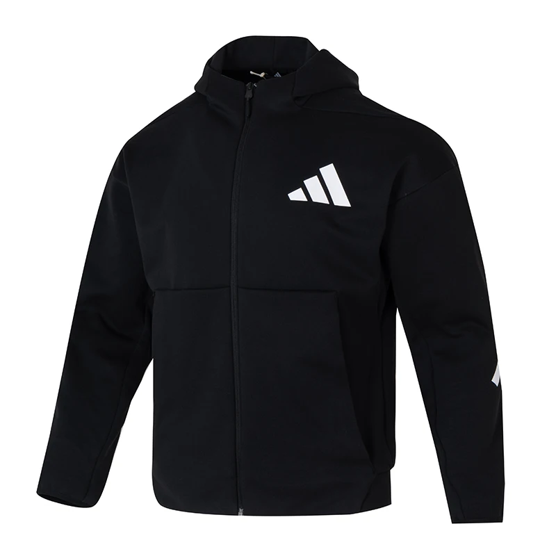Adidas Men's Black Label Uniform Knit Hooded Jacket Jd5984