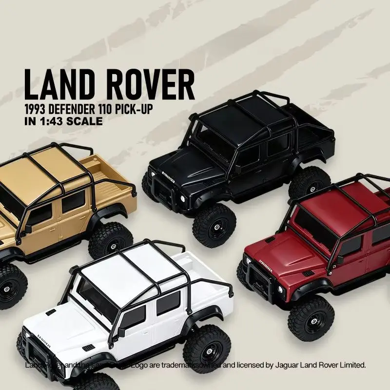 【In Stock】New2026 Hot 1/43 Remote Control Car Defender110 4wd Climbing Car Full Scale Rc Modified Off Road Model Boy Desktop Toy
