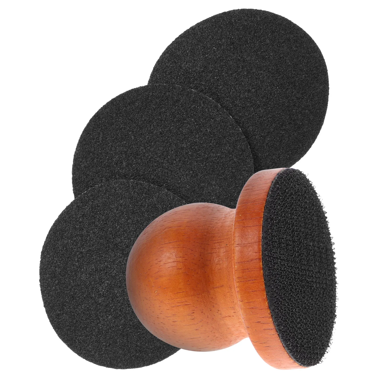 

1Set Wooden Dog Nail File Detachable Pet Accessory Safe Trimming Round Shape Comfortable Grip Long Lasting Durable Puppy Nail