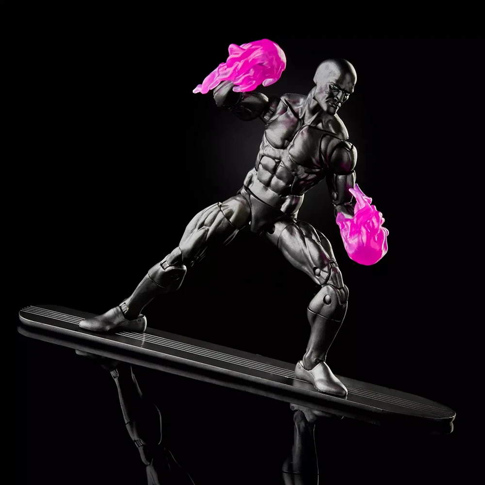 [In-Stock] Original Hasbro Marvel Legends Series Silver Surfer With Mjolnir 15cm Collectible Action Anime Figure Model Toys