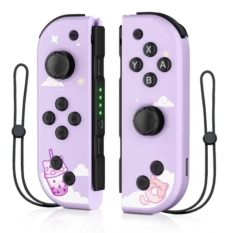 워크업 기능 모션 제어/이중 진동이 있는 리모컨용 Nintendo Switch/Ios/Android/Pc 게임 패드용 미니 조이패드