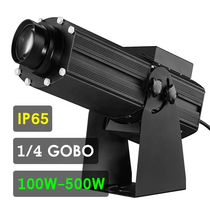 200W LED Gobo Projecteur Gobo DMX 500W DJ Gobo Lights Focus Adjustable Projection Device