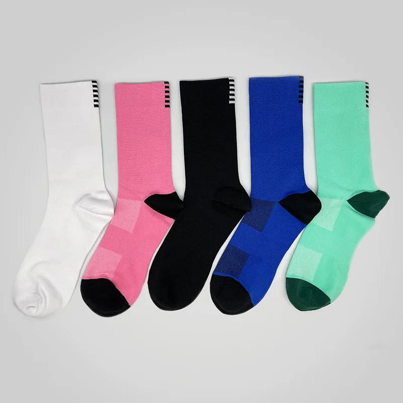WRELS 1/2/3 Paar Radsocken für Herren und Damen, Terry-Unterseite, gepolsterte Laufsocken, Fußgewölbeunterstützung, Basketball, Sport, Kompressionssocken – Detail 8