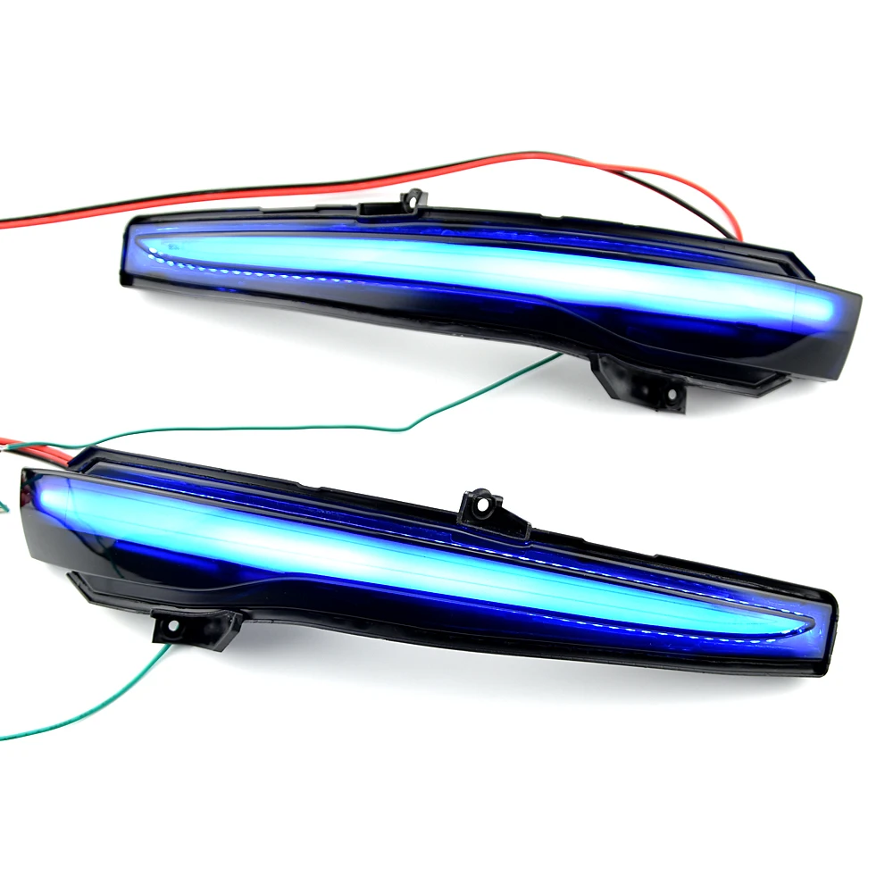 Para mercedes benz classe c w205 glc x253 e w213 s w222 sinal de volta dinâmico asa lateral led espelho retrovisor indicador pisca luz