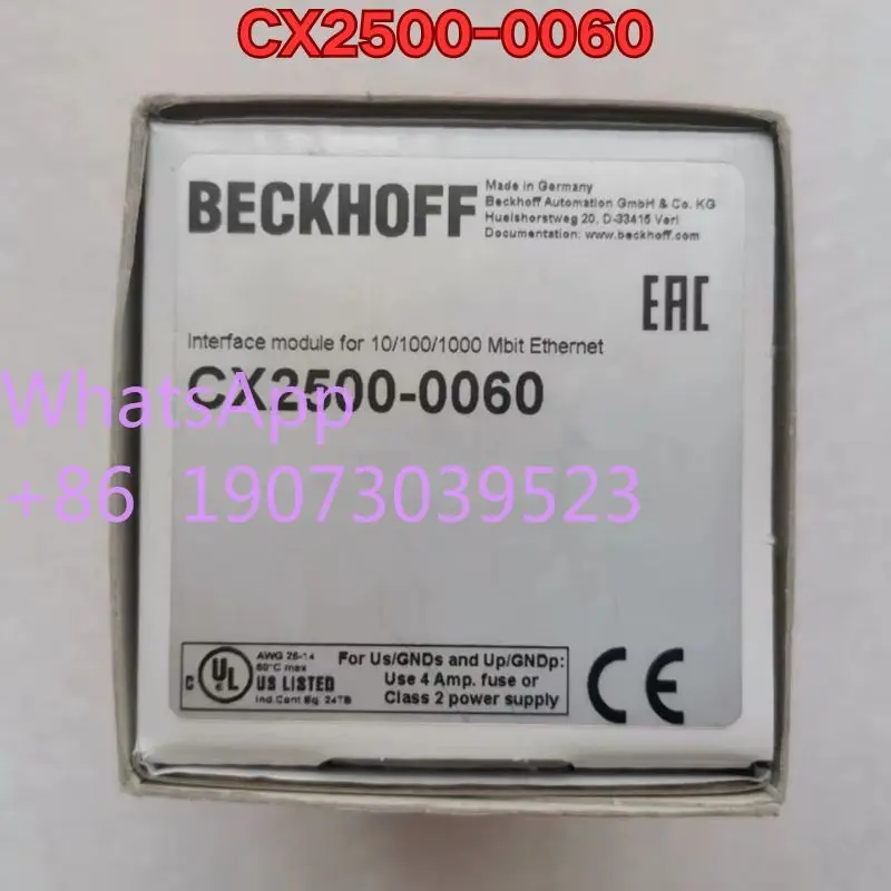 Novo módulo Beckhoff CX2500-0060