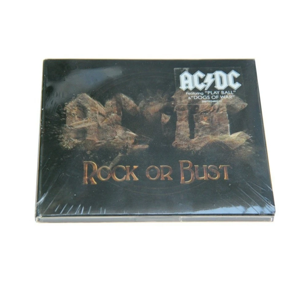AC/DC CD | Álbum Rock or Bust | Disco de Música Clásica de Banda de Hard Rock | Disco de Música Rock N Roll Legendario