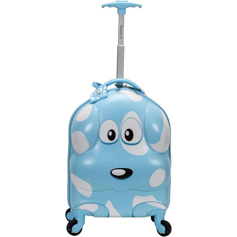 Rockland Jr. Kids' My First Hardside Spinner Luggage,Telescoping Handles, Carry-On 19-Inch