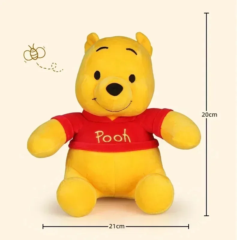 21-25cm Hot Disney Cartoon Figure Cute Animal Qi-ear Donkey Pijie Winnie The Pooh Tigger Toy Doll Children Room Ornament Gift