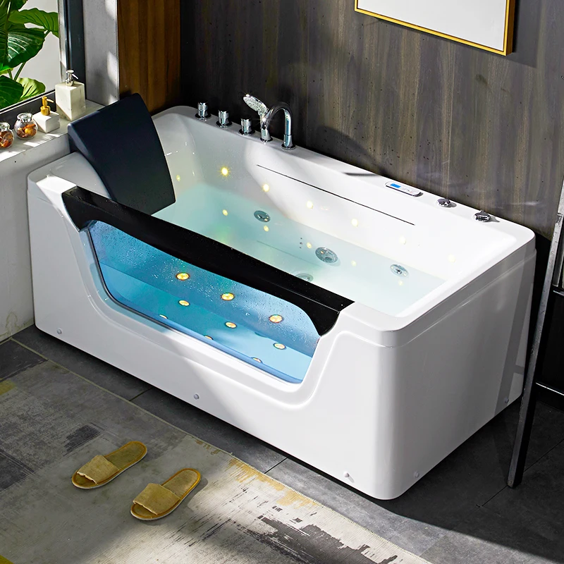 Bathtub home adult intelligent constant temperature heating massage magic bubble taste high-end new bath waterfall bath