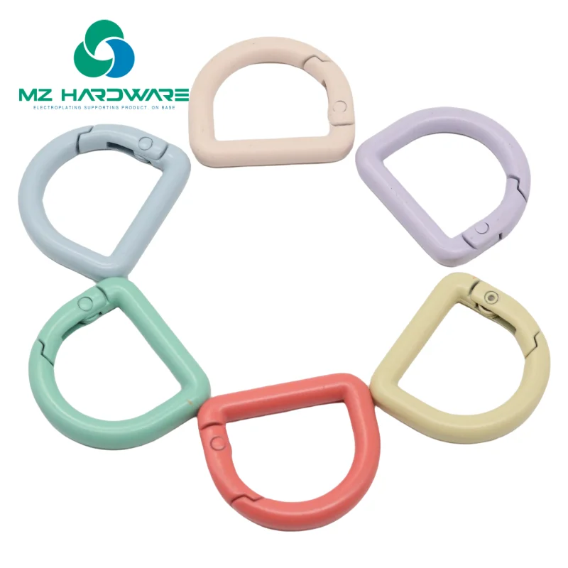 

MZhardware 10PCS 20mm Zinc Alloy O/D Ring Buckles Set DIY Backpack Strap Clasp Belt Loops Dog Pet Collar Webbing Hooks