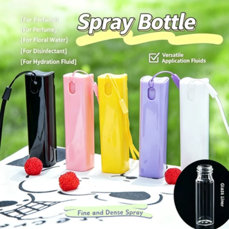 1 Stück - 10ml Mini Tragbare Sprühflasche für Erwachsene, Tragbare Plastik-Reiseflasche, Reiseparfüm-Sprühflasche, Farbe zufällig.
