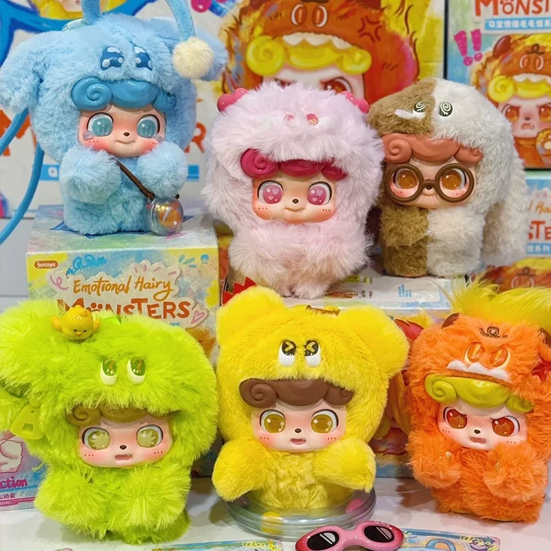 

Jotoys Q.Kid Trendy Blind Box Cute Plush Toy Girls Emotional Monster Hanging Doll Gift Adorable Plushie Trending Toy & Hobbies