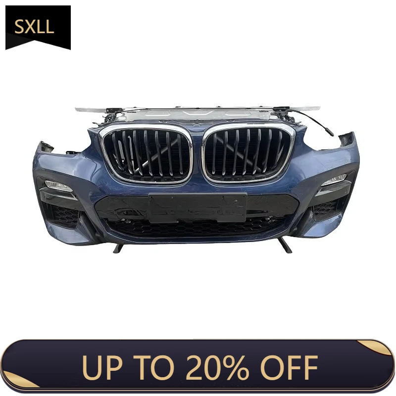 

SXLL 2017-2020 X3 G01 G02 Used Front Bumper Kit Assembly High Quality Plastic Bestseller Electronic Fan Water Tank Grille