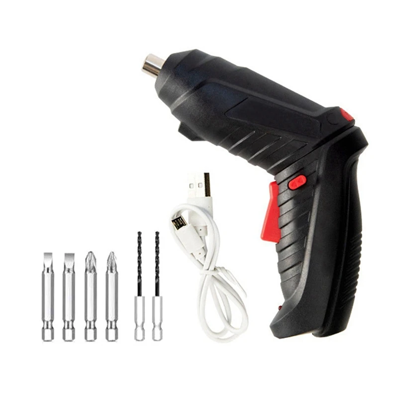 Promotion!3.6V Wireless Screwdriver Kit Rechargeable Lithium Electric Hand Drill Rotatable Multi-Function Power Tools