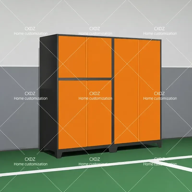 Underground Garage Storage Cabinet with Electronic Code Lock Cold Rolled Steel Tool Locker for Fishing Rods Tents and