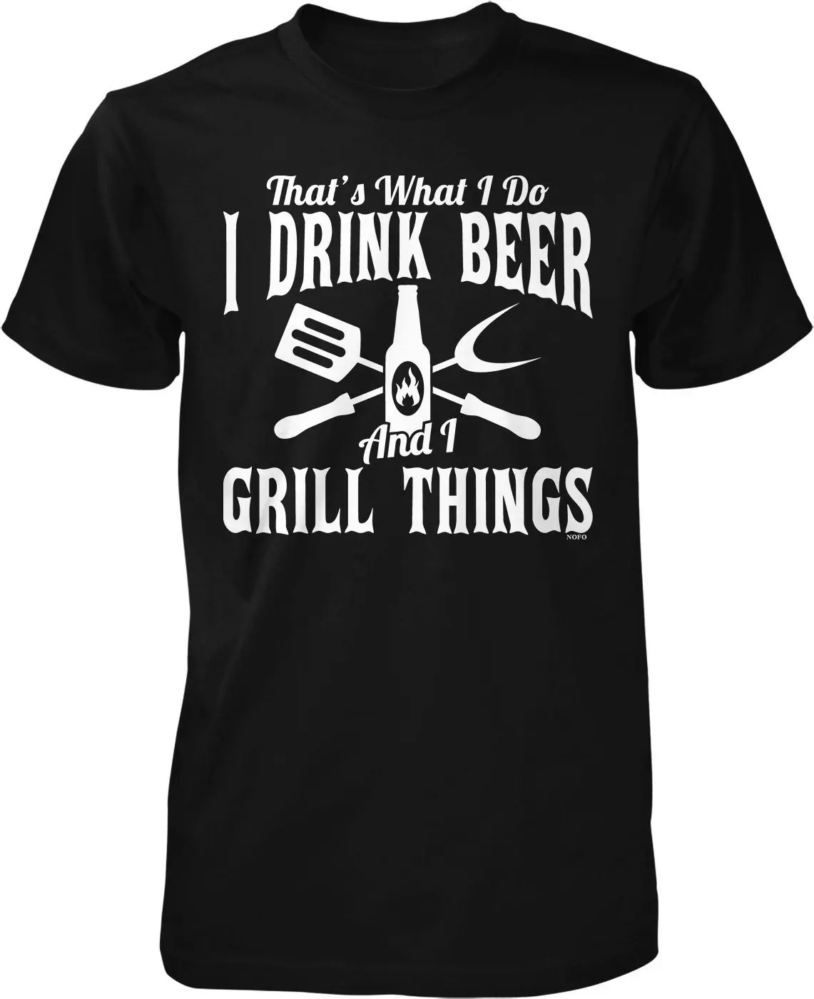 That's What I Do Drink Beer and Grill Things Men's T shirt HOOD_02523