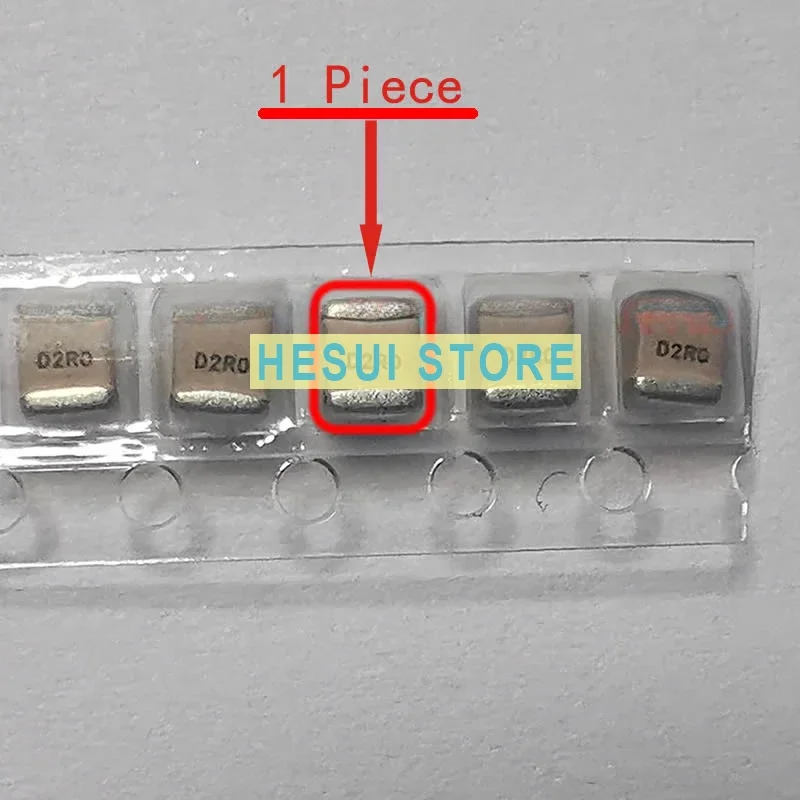 2.0pF 500V RF Microwave Ceramic 1111 Size High Q Low ESR ESL Noise a2R0B D2R0 2pF Porcelain P90 Multilayer RF Capacitors