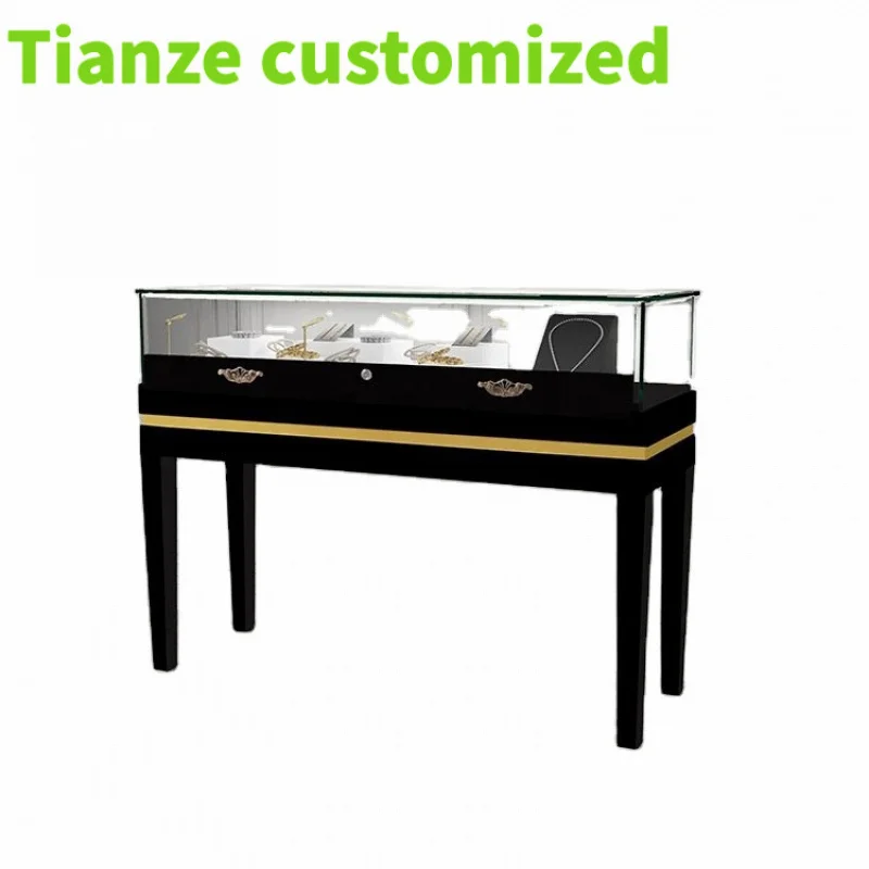 

Customized-jewelry shop showcase necklace display furniture jewelry fancy display counter jewellery