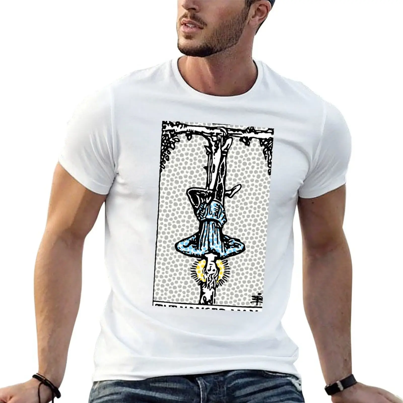 Modern Tarot Print 12 - The Hanged Man T-Shirt funny t shirts dark humor anime t shirts for man t shirt for man T-shirt