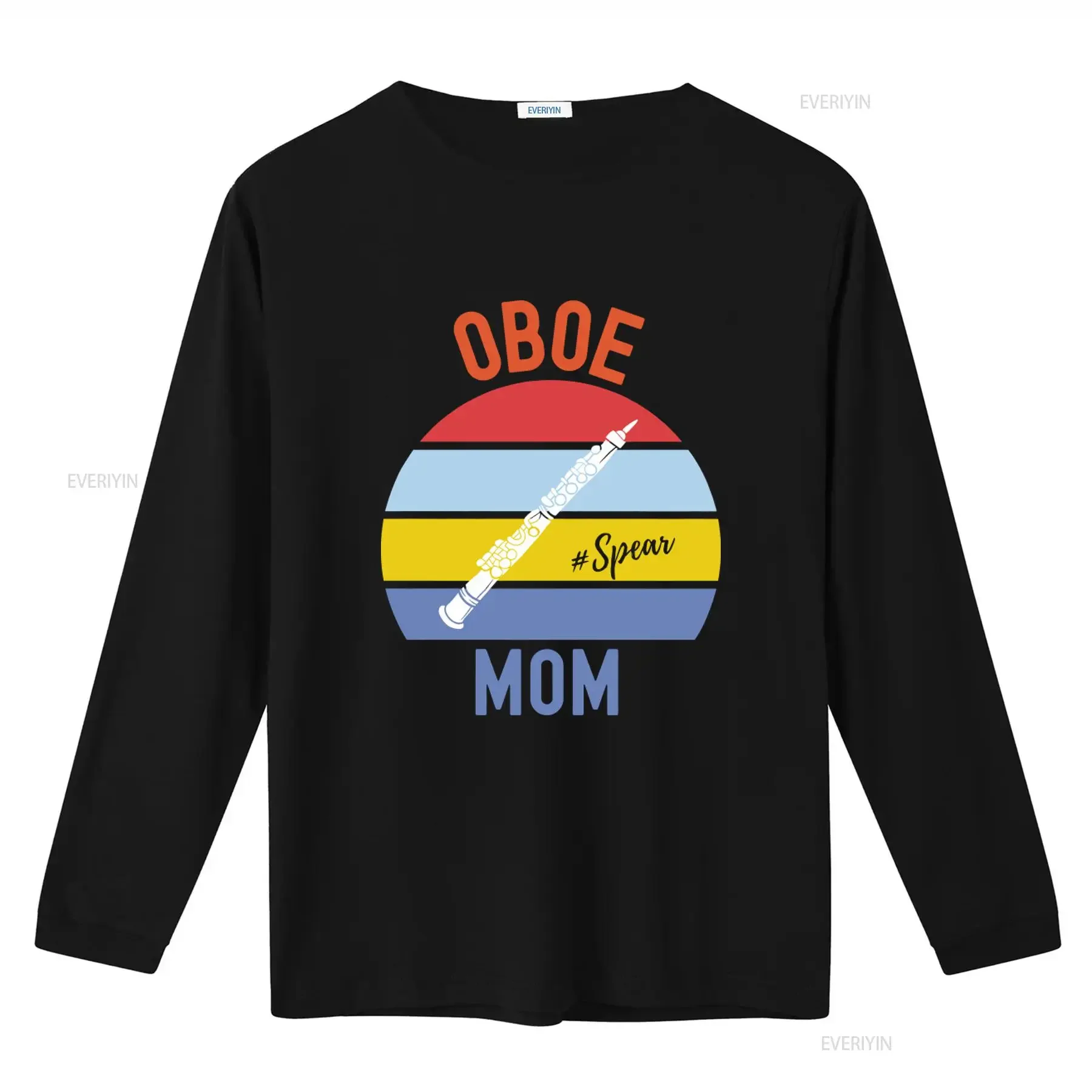 Oboe Player Mom T Shirt Retro Design with Flute ' Spear' Perfect for Music Lovers Mother's Day  vintage Washed homme