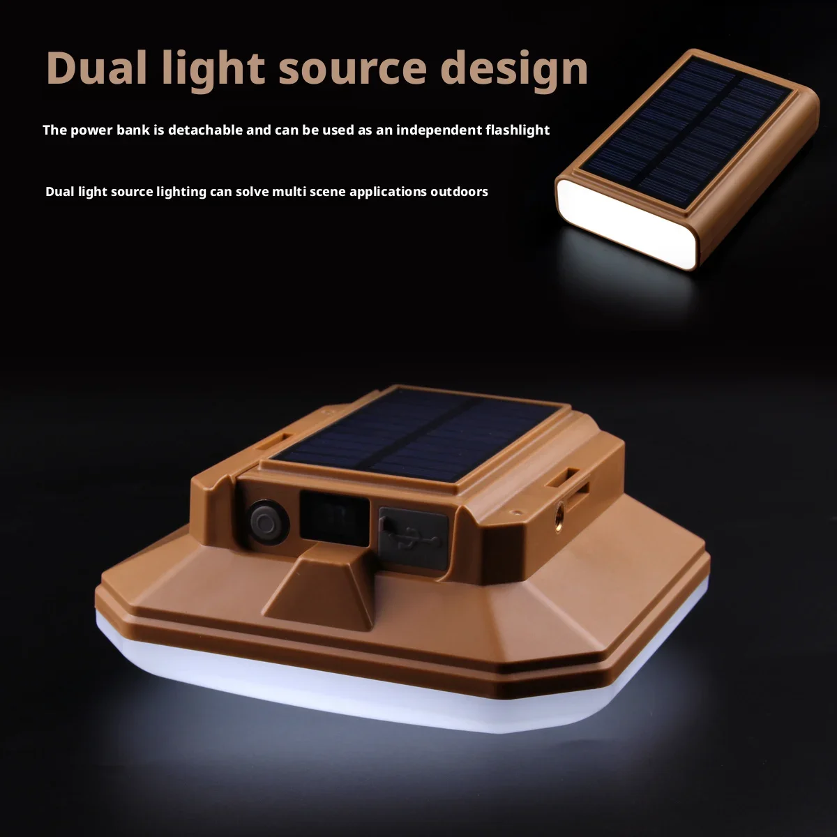 

Outdoor Camping Lantern Strong Light Atmosphere Light Repair Portable Hanging Tent Wild Camping Ground Light