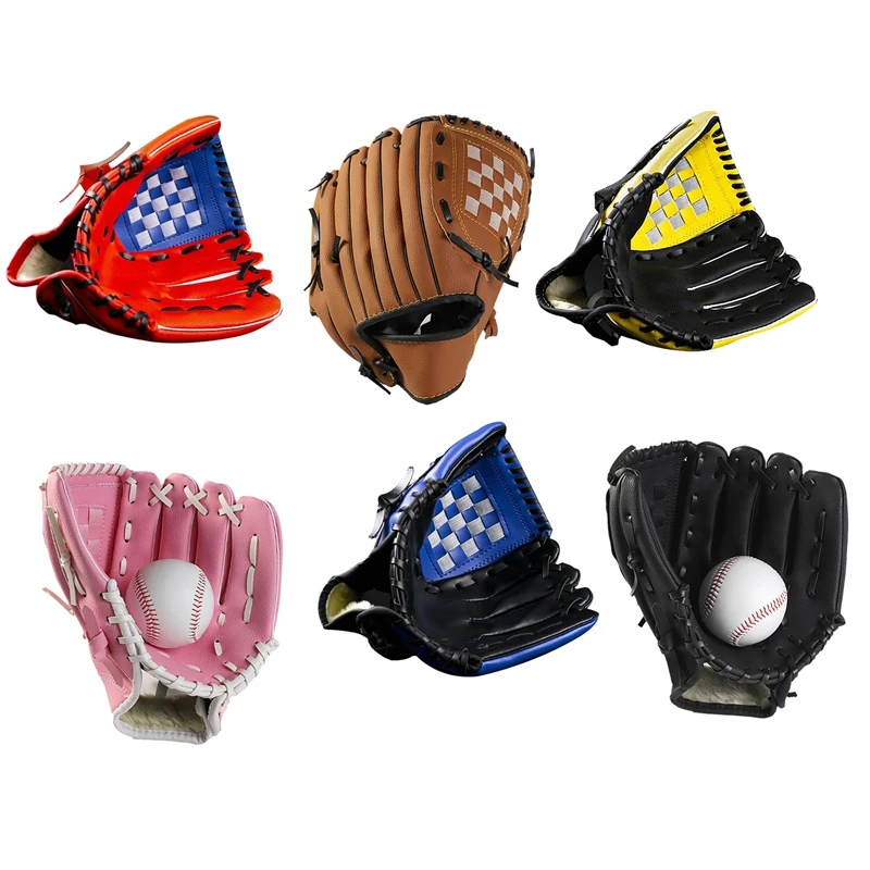 10.5 Inch Baseball Gloves Fielding Gloves Professional Baseball And Softball PU Catching Gloves