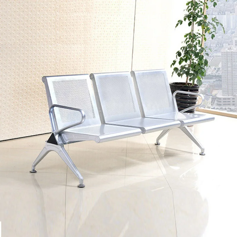 Three-person row hospital station bank waiting airport chair long waiting chair public seat infusion