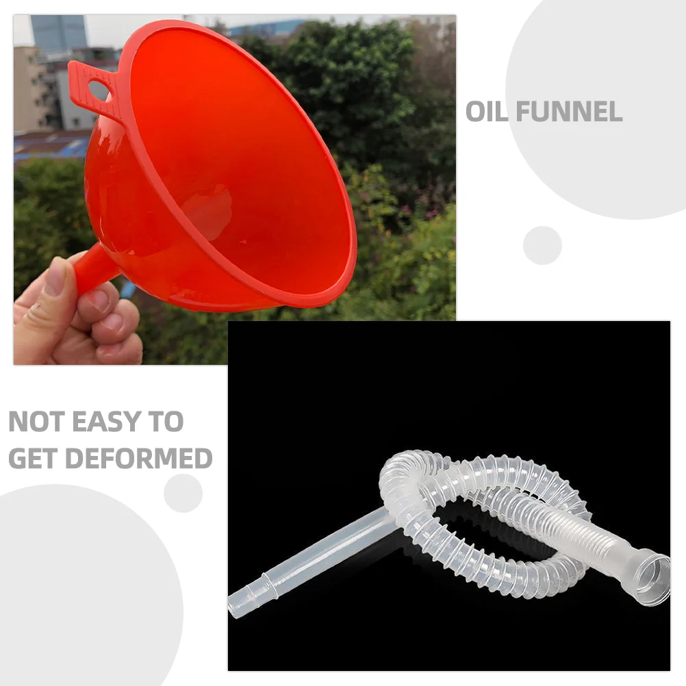 2 Pcs Filler Funnel Oil Replacement No Cover for Change Plastic Capless Gas Tank