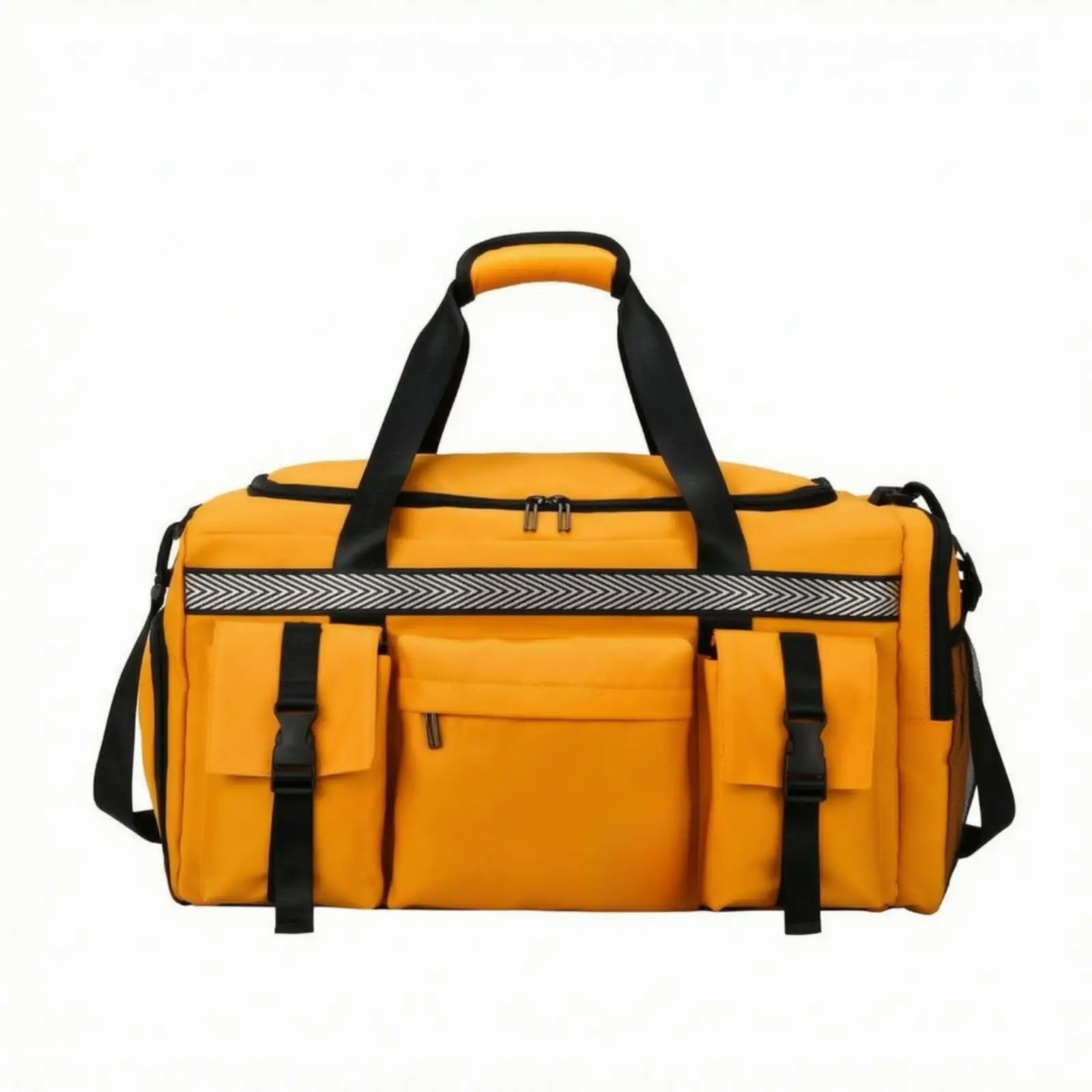 Travel Duffel Bag Water-Resistant Duffel Bag with Shoulder Straps Large Capacity Multi-Pocket for Travelers, Weekend Trips