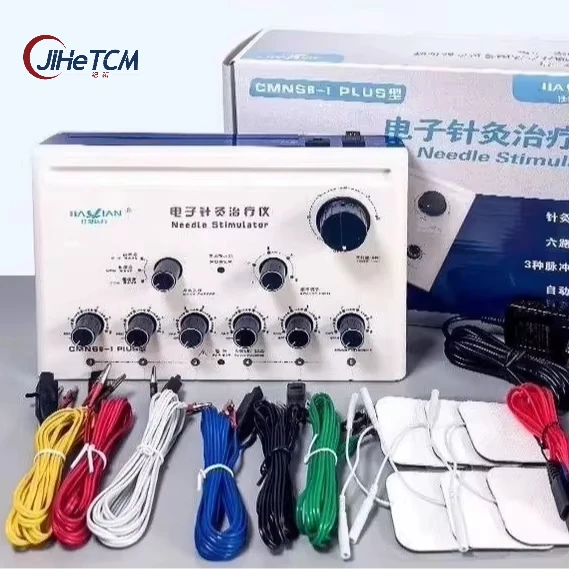 TENS Machine Electronic Acupuncture Stimulator 6 Channel 3 Modes CE Certified CMNS6-I PLUS