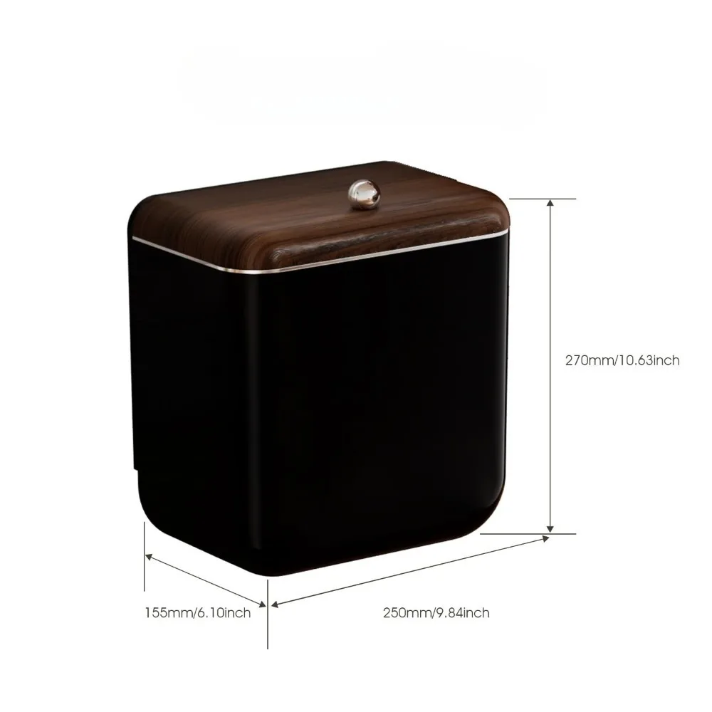 3.2 Gallon Large Compost Bin with Lid, Under Sink Hanging Trash Can, Odor Proof Waste Cabinet for Kitchen Office Bathroom