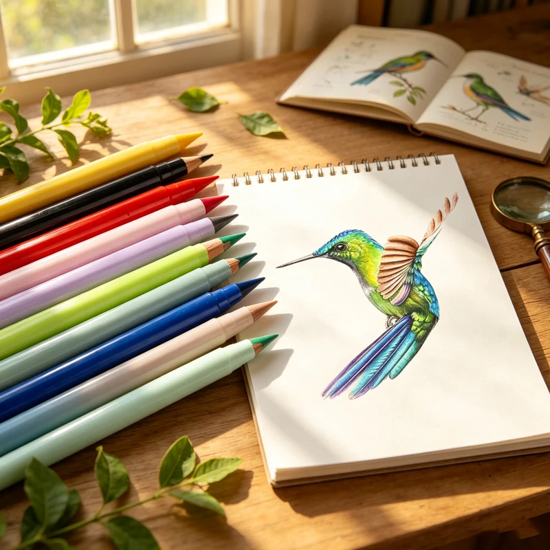 12 Colors Morandi Everlasting Colored Pencils, Erasable Unlimited Eternal Writing No-Ink Pens, Art Stationery
