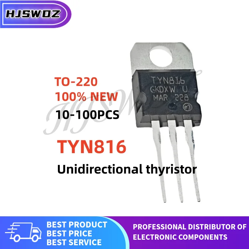 10PCS-100PCS New and quality TYN816 816 Unidirectional thyristor TO-220