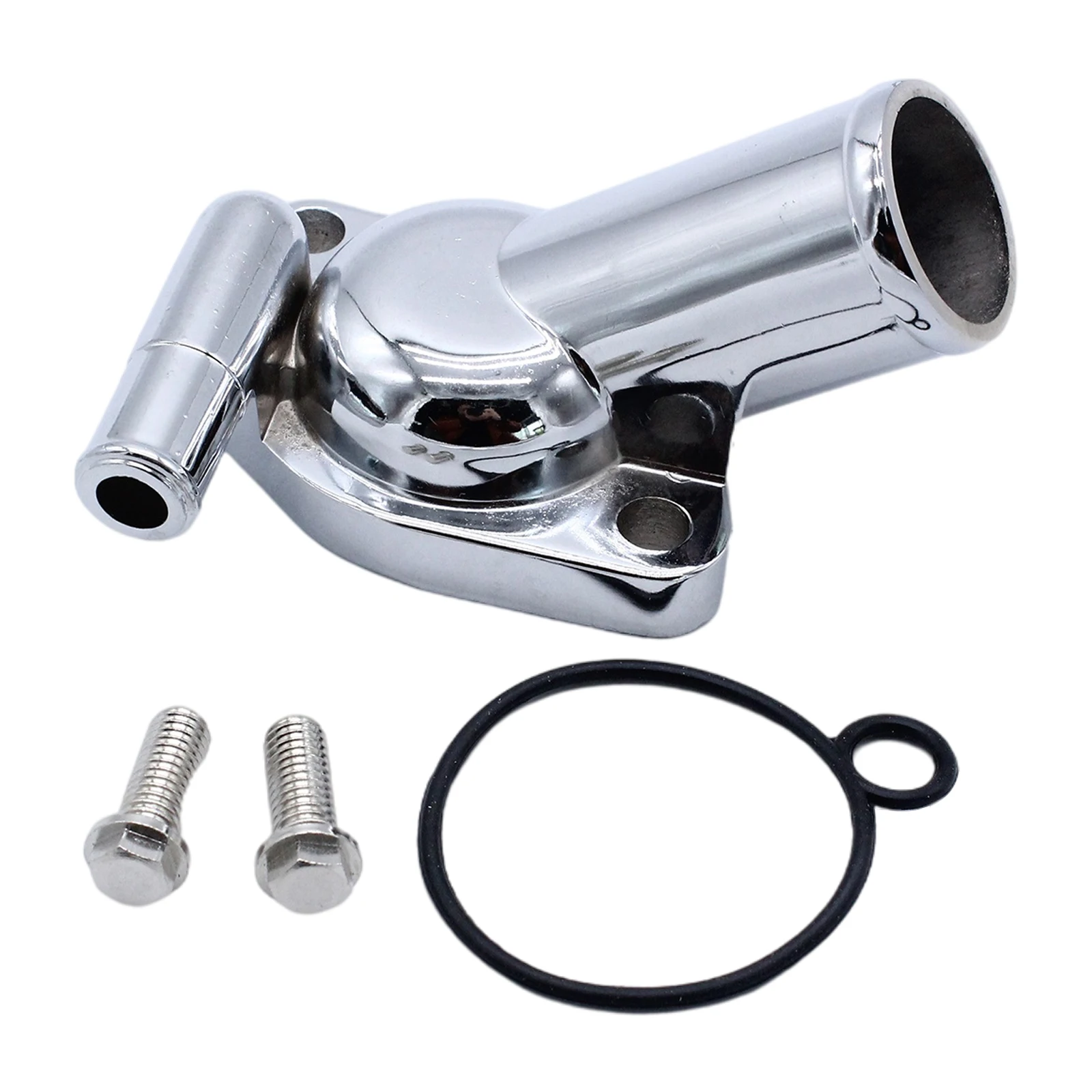 High Performance Thermostat Housing Water Neck Polished Metal Single Outlet for Holden 253 308 Engines