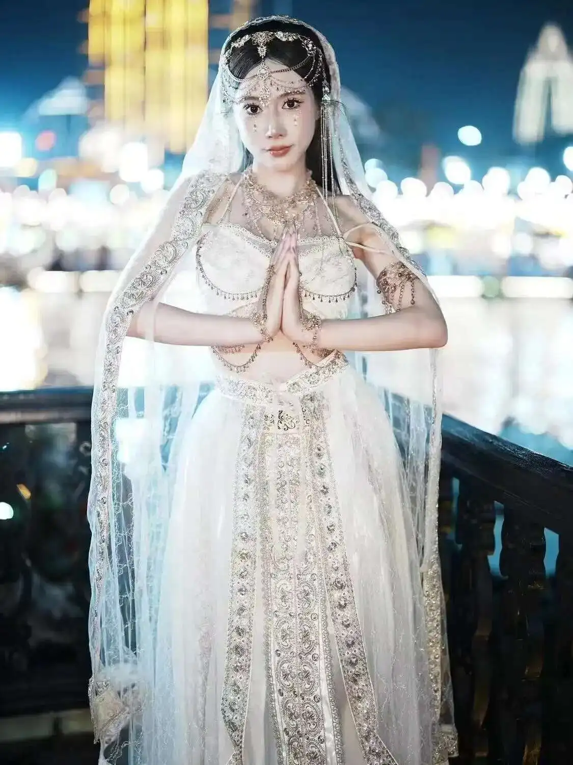 Chinese Style Dance Performance Costume Woman Exotic Charm Western Princess Attire Dress Classical Dance Clothes 2025 Hot Sale