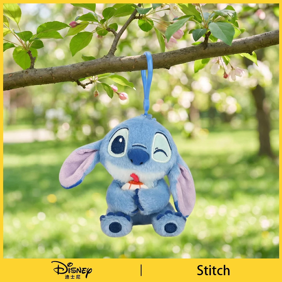 Potdemiel Lilo Stitch Sweet Kawaii Plush Bag Accessory Cartoon Purse Charm Girls Birthday Gift Handbag Pendant Decoration view 6