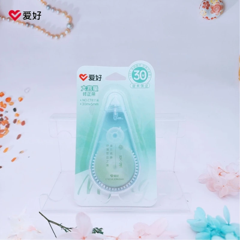 Correction Tape,White Out Correction Tape Dispenser for Instant Corrections Study Supplies and Office Products 30mx5mm