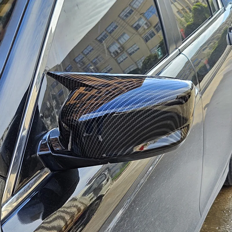 Car Upgrade Car Rearview Accessories Bull-Horn Door Mirror Cover For Acura ILX DE3 2019 2020 2021 2022 Car Decoration