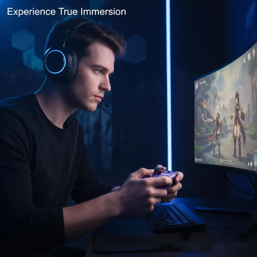 Custom PS5 Controller Shell Replacement DIY Design for DualSense with Fantasy Character Art for Gaming Accessories