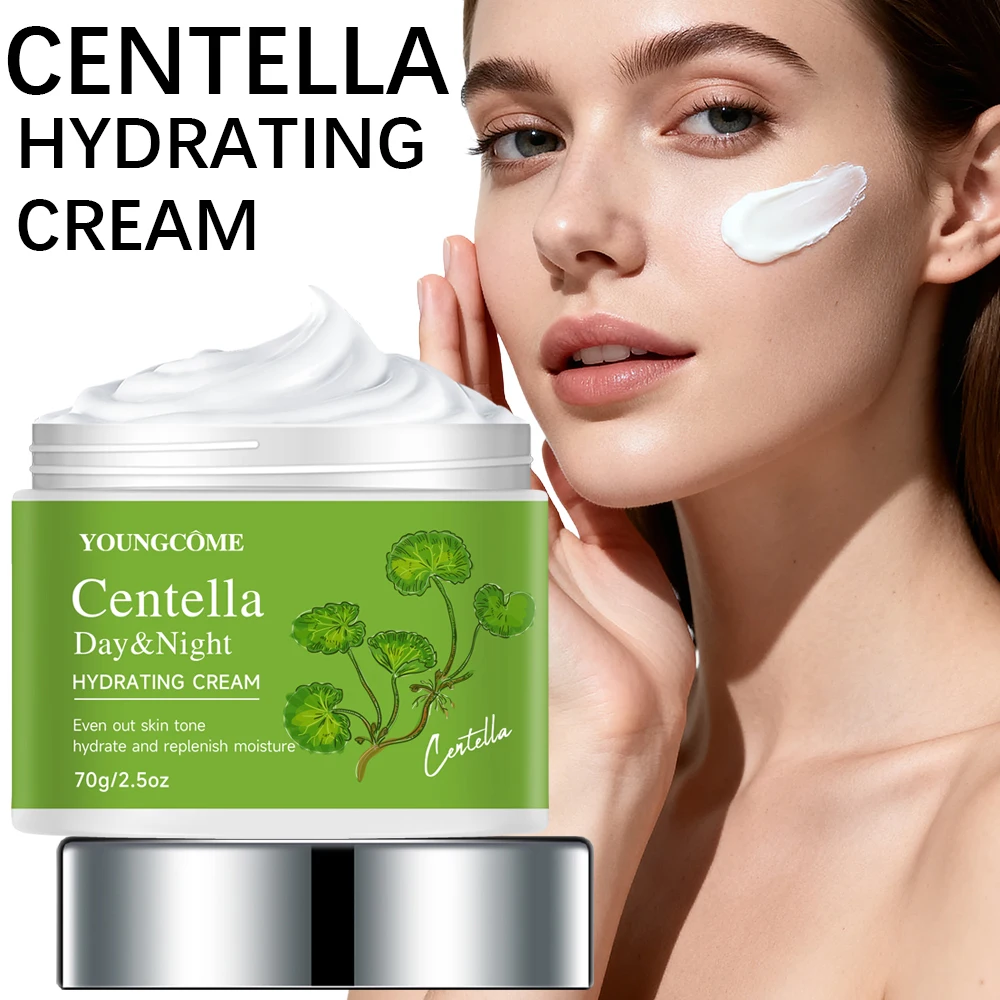 Centella Asiatica Hydrating Moisturizer - Soothing Face Cream for Even Skin Tone, Daily Hydration & Antioxidant Protection