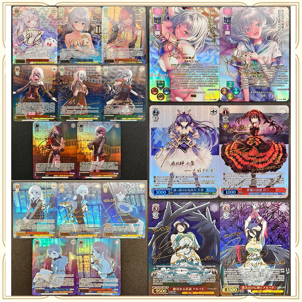 

Аниме Weiss Schwarz DIY ACG Tobiichi Origami Houshou Marine Shirogane Noel сверкающая Коллекционная карта Рождественский подарок на день рождения