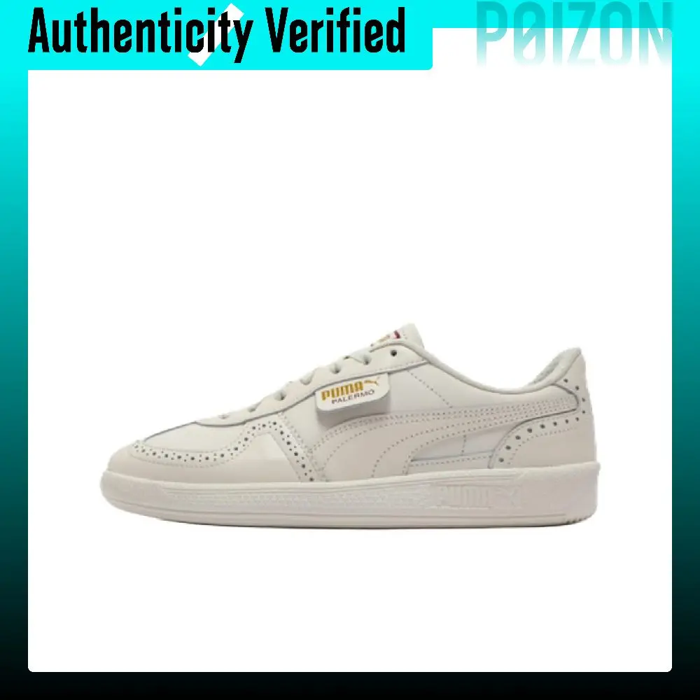 PUMA Palermo Abrasion Resistant Low top German Army Trainers Women's Beige 399684-01