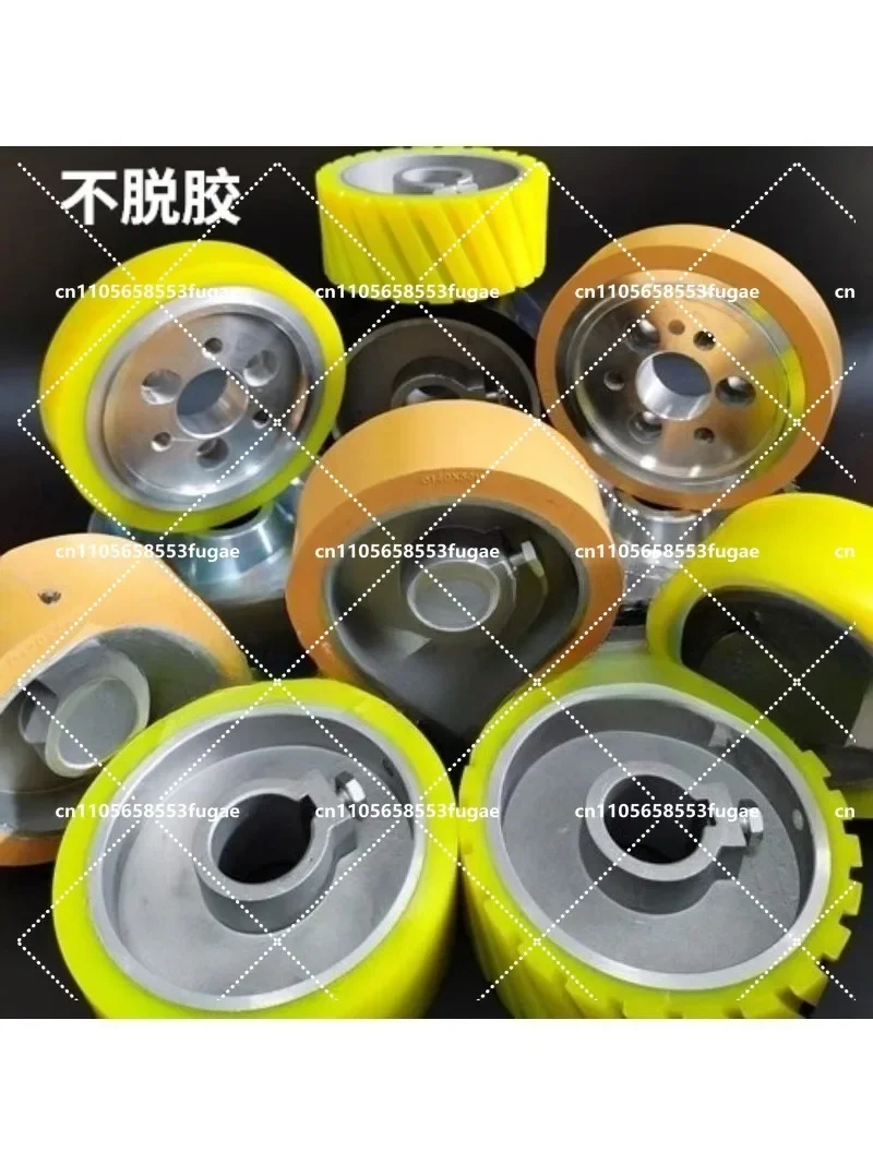 

2PCS AL Core Four Sides Planer Rubber Wheel Planing Polyurethane round Feed Roller Plane Roller for Woodworking Tools