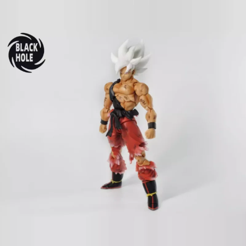متوفر في المخزون نموذج الثقب الأسود Shf لعبة دراغون بول الأسبوعية اللون الحرب البالية الأبيض جوكو تحصيل أنيمي عمل الشكل المنقولة نموذج اللعب #3