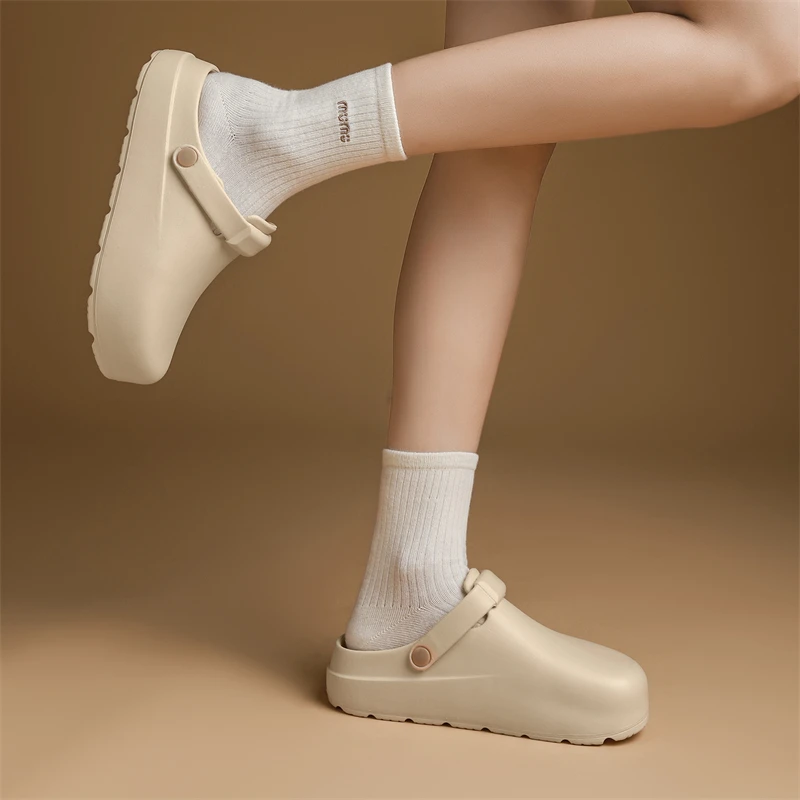 Sandalen Damen 2025, Sommer, neue Baotou-Hausschuhe, rutschfeste, leichte Strandschuhe – Detail 24