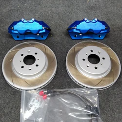 KOKO RACING blue 4 piston brake caliper kits with curve disc rotor fit for Honda jazz