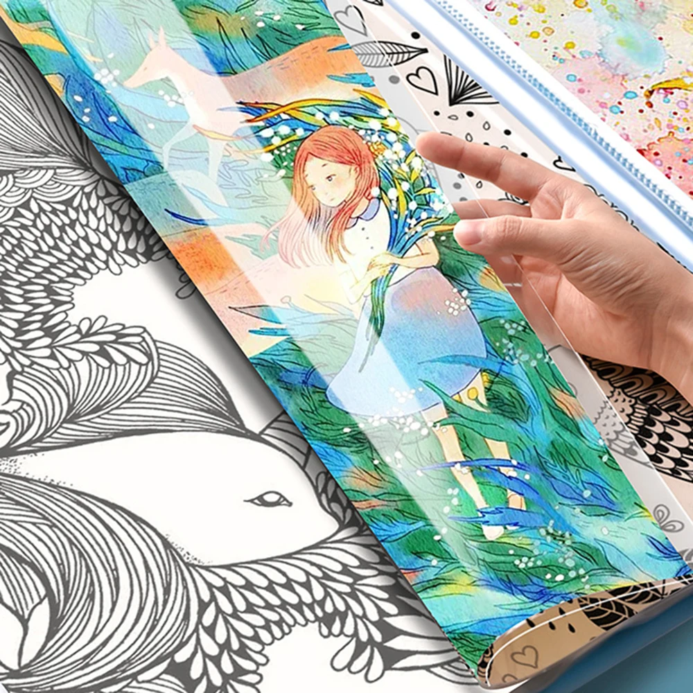 30/60 Pages Diamond Painting Storage Book Clear Pockets Folder Photo Album Large Capacity School Office Data Storage Organizer